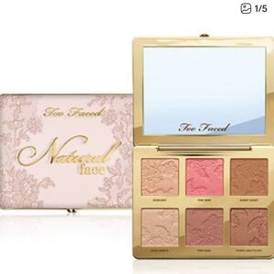 Too Faced Natural Face Highlight, Blush & Bronzing Veil Face Palette